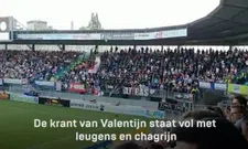 Thumbnail for article: Ajax-fans gaan tijdens uitduel met Sparta los op Valentijn Driessen