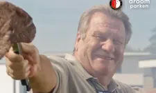 Thumbnail for article: De Wolf en Boskamp in reclame voor Feyenoord-sponsor Droomparken: "Lappie, John?"