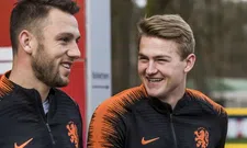 Thumbnail for article: De Ligt zoekt Oranje-maatje op in Italië: 'Mooie band tussen ons ontstaan'