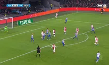 Thumbnail for article: Ajax breekt de ban: prachtig boogballetje Eiting leidt De Jong-goal in