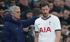 Thumbnail for article: Mourinho vervangt geëmotioneerde Vertonghen: 'Geen blessure, ik moest wisselen'