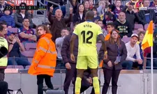 Thumbnail for article: Nyom (Getafe) beukt Umtiti omver, scoort en krijgt middelvingers: VAR redt Barça