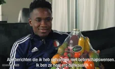 Thumbnail for article: Prachtig gebaar: Feyenoord-selectie steunt emotionele Sinisterra