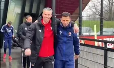 Thumbnail for article: 'Abiiii': Van Persie meldt zich bij Feyenoord en vermaakt zich met Özyakup