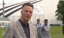 Thumbnail for article: Van Gaal spreekt de selectie van Ajax toe op zijn Van Gaals