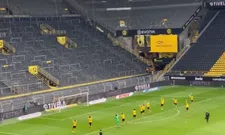 Thumbnail for article: Bazen van Dortmund: derbyzege wordt gevierd met 'fans' op lege Gelbe Wand