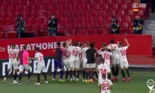 Thumbnail for article: Schitterend: uitzinnige Sevilla-spelers rennen de hoek in en hossen met 'fans'