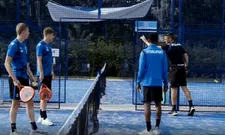 Thumbnail for article: Spelers van Club Brugge ruilen voetbal even in voor padel