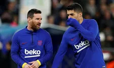 Thumbnail for article: Suárez reageert veelzeggend op Messi-besluit en steunt zijn vriend