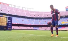 Thumbnail for article: Dest heeft geen last van spanning en laat balkunsten zien in Camp Nou