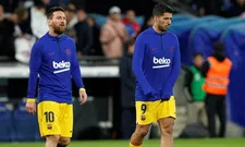 Thumbnail for article: Suárez schaart zich achter Messi: 'Er gebeuren vreemde dingen bij Barça'