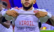 Thumbnail for article: 'Stay strong my brother': Memphis steekt Van Dijk hart onder de riem na goal 