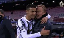 Thumbnail for article: Mooi onderonsje Ronaldo en Koeman, Portugees paar minuten later wéér trefzeker