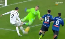 Thumbnail for article: Pijnlijk: Atalanta-keeper krijgt bal van Morata (Juventus) vol in z'n gezicht