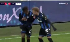 Thumbnail for article: Okereke en Lang tonen bij Club Brugge hoe je coronaproof goals moet vieren