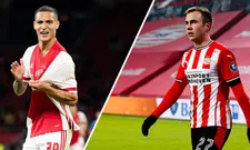 Thumbnail for article: Subtoppers richten schade aan en een doelsaldo-kloof: de cijfers van Ajax en PSV