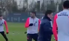 Thumbnail for article: Hilariteit op PSG-training: Di María poort Pochettino, trainer naar het gras