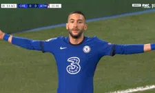 Thumbnail for article: Ziyech bekroont pijlsnelle Chelsea-counter en scoort tegen Atlético Madrid