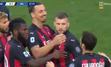 Thumbnail for article: Rebic pegelt bal snoeihard in de kruising, prachtig voorbereidend werk van Zlatan