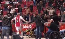 Thumbnail for article: Dolblije Klaassen maakt rondje langs de supporters na Ajax-beslissing