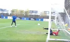 Thumbnail for article: VIDEO: Mignolet toont zich onklopbaar op Brugse training 