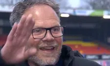 Thumbnail for article: Cambuur-trainer De Jong krijgt lachers op zijn hand: 'Hé, dat is mijn vrouw'