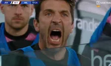 Thumbnail for article: Prachtig: Buffon (43) ziet collega Szczesny penalty stoppen en schreeuwt het uit