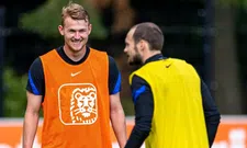 Thumbnail for article: De Ligt staakt eerste Oranje-training in Portugal, De Jong en Wijnaldum ontbreken