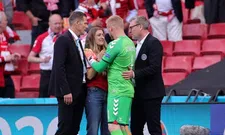 Thumbnail for article: Schmeichel is blij met bezoek aan glimlachende Eriksen, maar baalt van UEFA