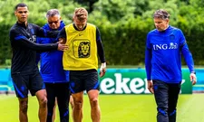 Thumbnail for article: Blessure op Oranje-training: De Jong staakt strijd na duel met Gakpo