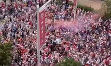 Thumbnail for article: Gekkenhuis rond Wembley: Engelse fans vieren zes uur voor de wedstrijd al feest