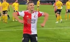 Thumbnail for article: Linssen tekent voor vijfde Feyenoord-goal en entertaint Legioen met dansje