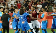 Thumbnail for article: Nice-fans slaan Marseille-spelers op het veld, Luan Peres (ex-Brugge) deelt schade