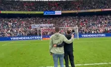 Thumbnail for article: Legioen zingt ernstig zieke Feyenoord-fan toe tijdens afscheid in De Kuip