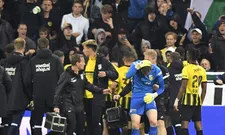 Thumbnail for article: Groningen - Vitesse stilgelegd na bekogeling Schubert en twee rode kaarten