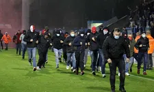 Thumbnail for article: De beelden: Keulen-hooligans gaan confrontatie aan in Genk tijdens U19-match