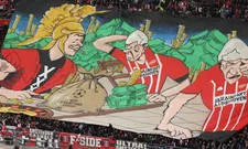 Thumbnail for article: Veel kritiek op merkwaardig spandoek voor Ajax - PSV: 'Brainfart Aidshoven'