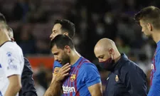 Thumbnail for article: Pechvogel Agüero lange tijd buitenspel: Barça houdt rekening met drie maanden