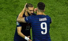 Thumbnail for article: Giroud wijt Franse uitschakeling op EK deels aan Benzema: 'Balans verstoord'