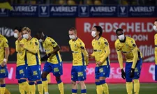 Thumbnail for article: IN BEELD: Vurige opkomst met mondmaskers en vuurwerk bij STVV - Union