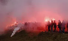 Thumbnail for article: Feyenoord-spelers worden op laatste training onthaald met veel vuurwerk