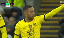 Thumbnail for article: Heerlijke volley: Ziyech kroont zich in minuut 89 tot matchwinner bij Chelsea