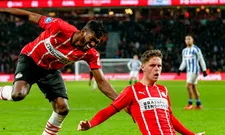 Thumbnail for article: PSV heeft ondanks drie noodgedwongen wissels maar één helft last van Heerenveen