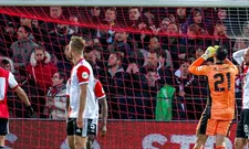 Thumbnail for article: 'Zachtste doelpoging van de dag kwam keihard aan bij Feyenoord, doodstil werd het'