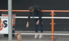 Thumbnail for article: Hond van Joey Veerman verstoort Volendam-training: PSV'er achtervolgt