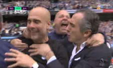 Thumbnail for article: Manchester City in extase: tranen bij Guardiola, supporters bestormen het veld