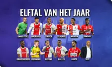 Thumbnail for article: VP's Elftal van het Jaar: vijf keer Ajax, drie keer Feyenoord, twee keer PSV