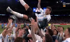 Thumbnail for article: Prachtige ontlading: Messi op de schouders bij selectie na Finalissima-winst 