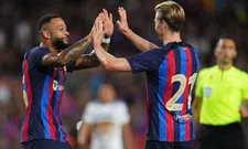 Thumbnail for article: Frenkie de Jong en Memphis samen met andere sterren op de bank bij Barcelona