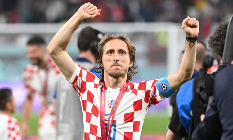 Modric gaat door als international van Kroatië